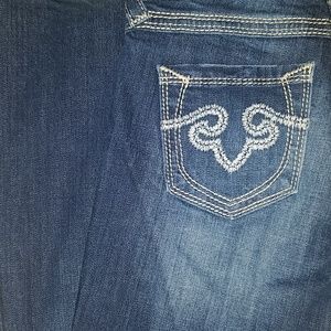 Express REROCK Barely Boot Jeans Size 4